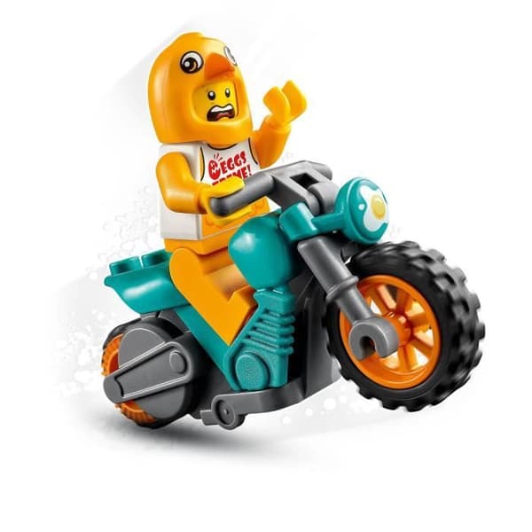 LEGO® 60310 City Stuntz The Pull-Back Chicken Stunt-motorcykel med stuntminifigur, leksak för barn från 5 år och uppåt