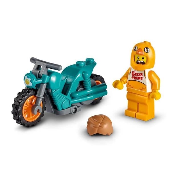 LEGO® 60310 City Stuntz The Pull-Back Chicken Stunt-motorcykel med stuntminifigur, leksak för barn från 5 år och uppåt