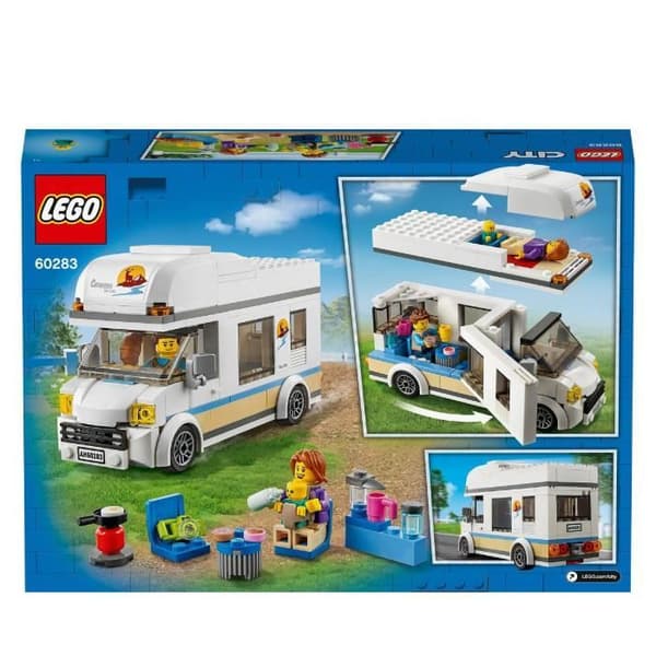 LEGO® City 60283 Holiday husbil, leksak för barn i åldrarna 5, LEGO Forest, Fordon, Camping, Resespel