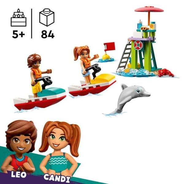 LEGO® Friends 42623 Beach Jet Ski - Inkluderar livräddare - Pedagogisk leksak för barn