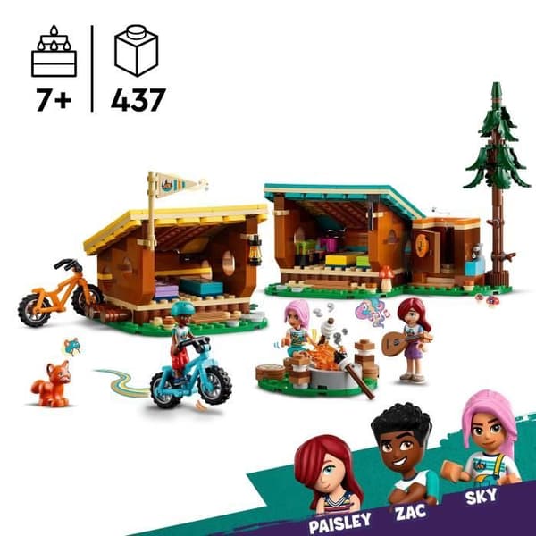 LEGO® Friends 42624 De mysiga stugorna på fritidsgården - Naturset