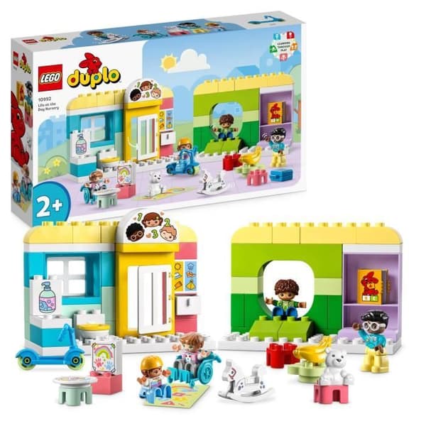 LEGO® DUPLO My Town 10992 Daghemsliv, pedagogisk leksak med 4 minifigurer