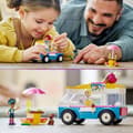 Miniatyrbild 5 av 6: LEGO® 41715 Friends glassbil, byggbar leksak med hundfigurer, fordon och instrumentbräda och Andrea minidockor från 4 år och uppåt