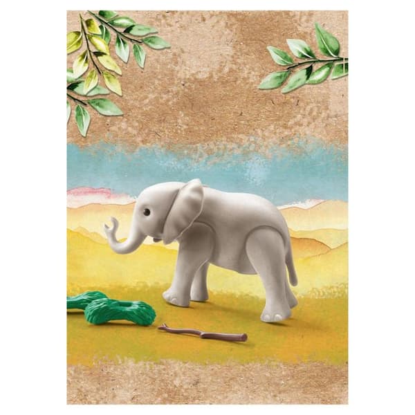 Byggspel - PLAYMOBIL - Wiltopia Elephant - Grå - Barn - Från 4 år