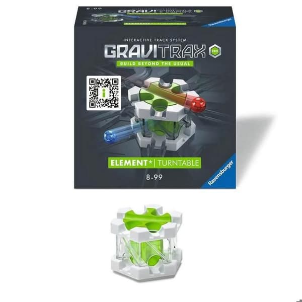 GraviTrax Pro - Förlängningselement: Skivspelare - RAVENSBURGER - Vit - För barn - 2 års garanti