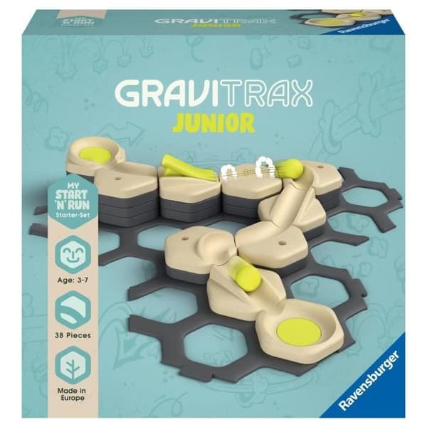 GraviTrax JUNIOR Start and Run expansionsset - Marmorkretsar - från 3 år - 27531 - Ravensburger
