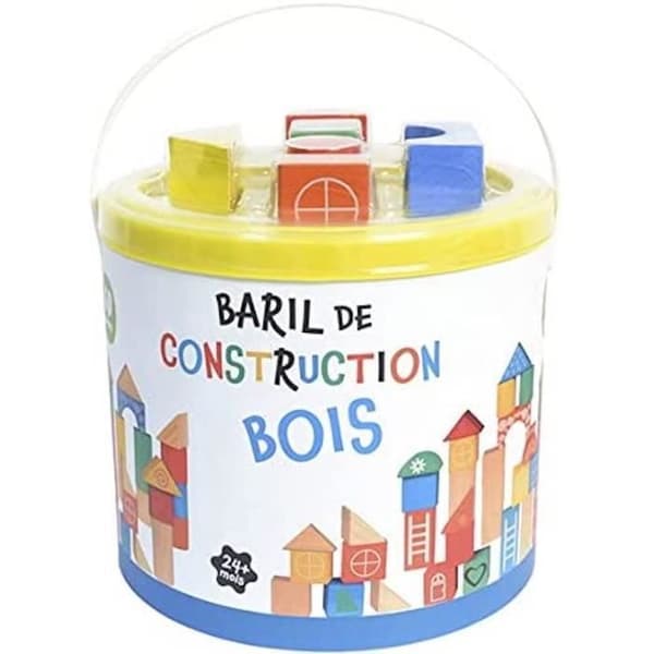 WDK- Barrel Wooden Construction, A2103288, Flerfärgad