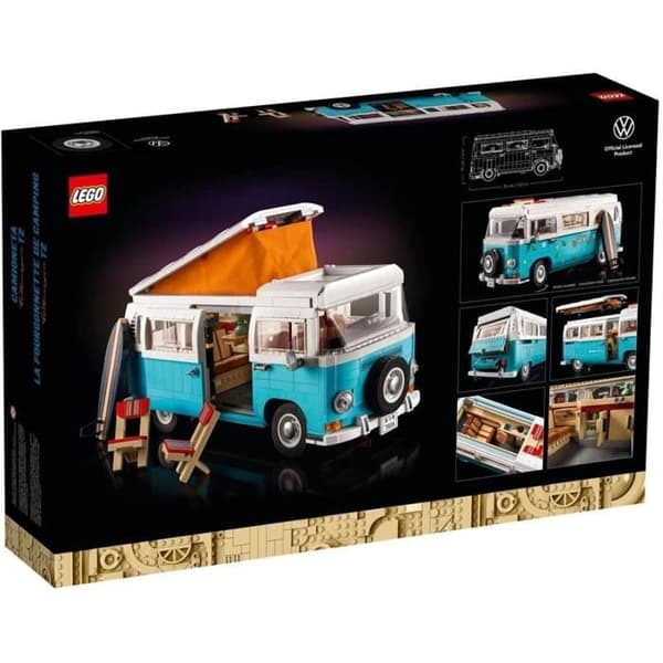 Leksak - Lego - Volkswagen T2 Husbil - Blå, Vit - Från 5 år - 10279