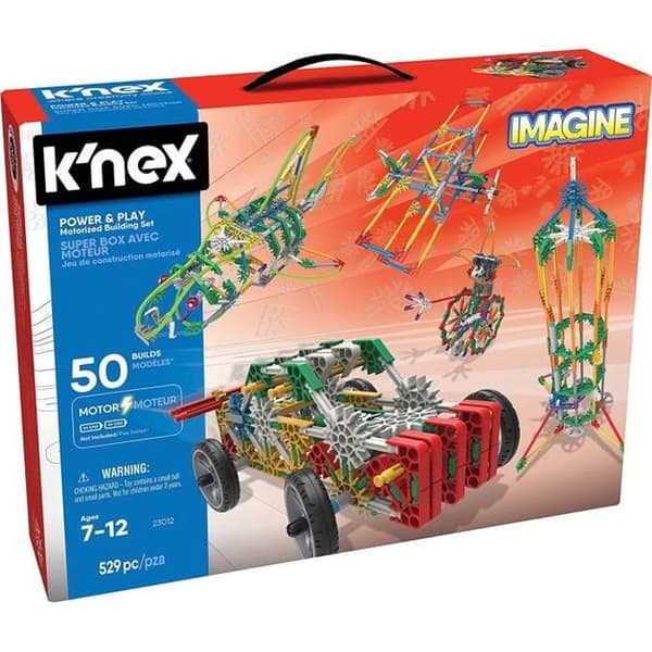 Motoriserat byggspel - KNEX - Imagine Power &amp; Play - 529 stycken - Unikt