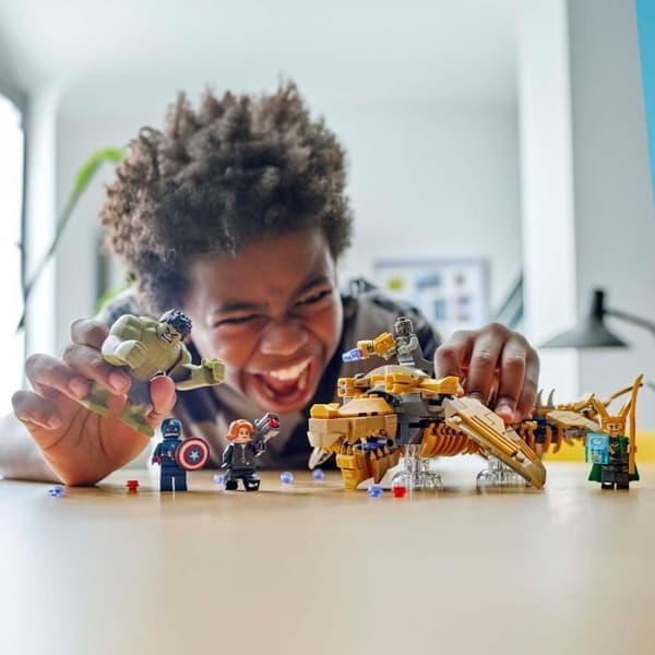 LEGO Marvel 76290 The Avengers vs. Leviathan, uppsättning med superhjälteminifigurer