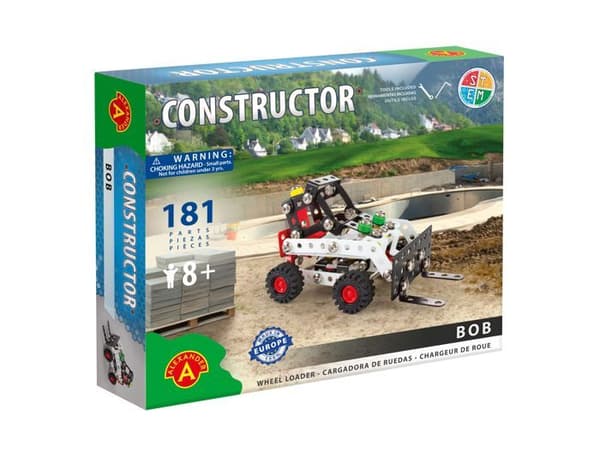 ALEXANDER TOYS - CONSTRUCTOR BOB - HJULLASTARE - PLAST, META