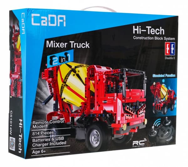 CaDA 814 el Fjernstyret betonblander + lift 2i1 til b?rn 6+