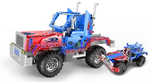 CaDA 531 el Kauko-ohjattu 2-in-1-maastoauto 6+ lapsille