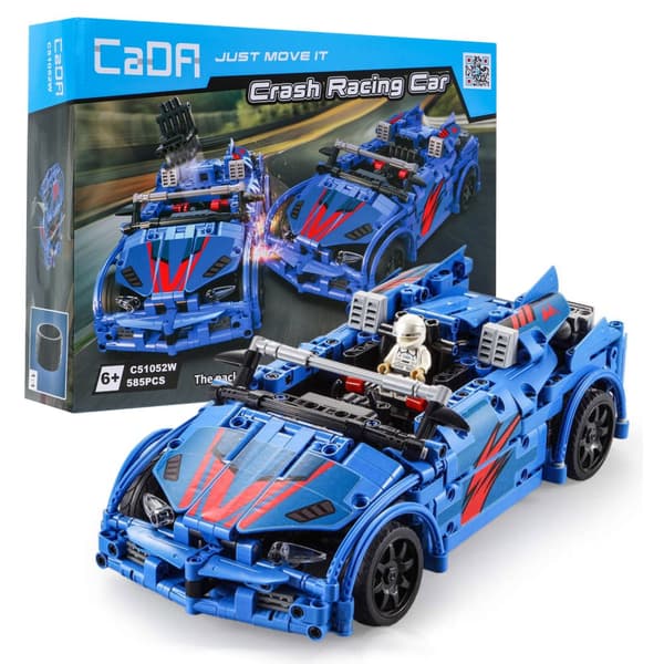 CaDA 585 kpl Kauko-ohjattava Crush Racing Car lapsille 6+ katapultti