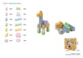 Pikkukuva 1 / 5: BIO palikat lapsille 18m+ Iso setti 43 kpl. + Pastelliv�rit + Py�re�t reunat + Biomuovi