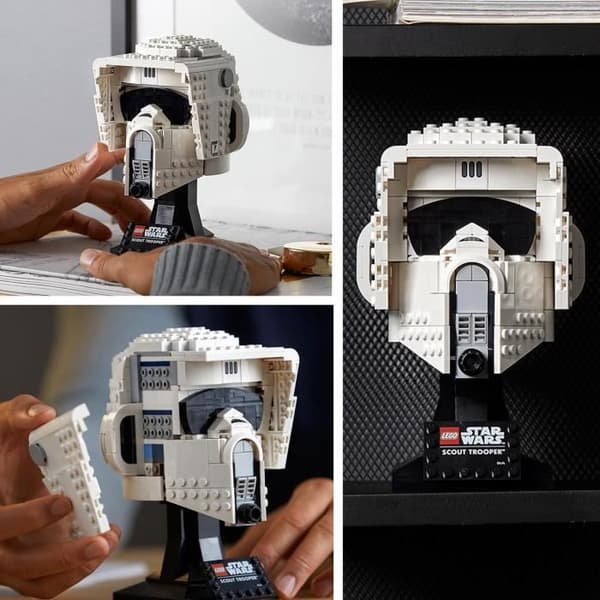 LEGO® Star Wars 75305 Scout Trooper-hjälm, kit, mask, modellsats, present till vuxna