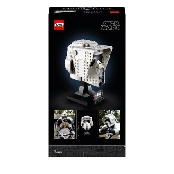 LEGO® Star Wars 75305 Scout Trooper-hjälm, kit, mask, modellsats, present till vuxna