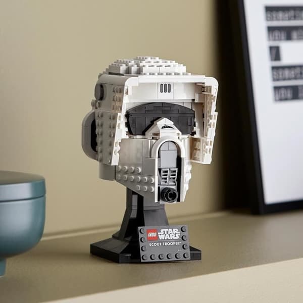 LEGO® Star Wars 75305 Scout Trooper-hjälm, kit, mask, modellsats, present till vuxna