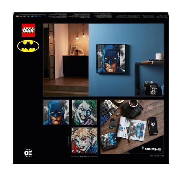 LEGO® 31205 ART Jim Lees Batman-samling, med Jokern eller Harley Quinn, väggdekor för vuxna, presentidé