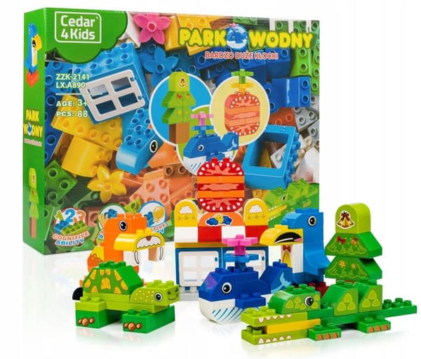 Sæt med blokke: Vandland - Cedar4Kids