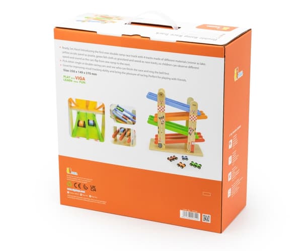 Viga 44744 Racerbana med dubbel ramp