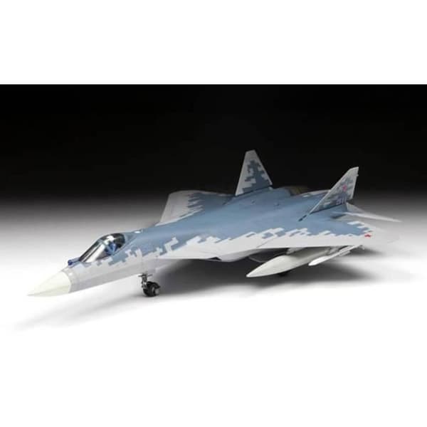 Flygplansmodell - ZVEZDA - Sukhoi Su-57 - Plast - Vuxen - 15 år gammal