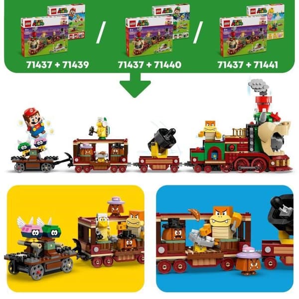 LEGO® Super Mario 71437 Bowser Expresståg - Leksak med Nintendo®-karaktärer