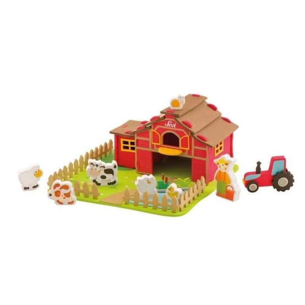 Leksak - SEVI - Farm Play Set - 52 delar - Giftfritt material - Ekologiskt - Beständigt