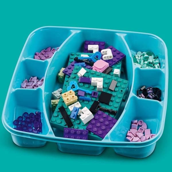 LEGO® DOTS 41925 hemliga lådor, smyckeskrin, barns konst och hantverk, sovrumsdekoration