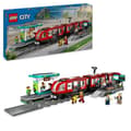 Miniatyrbild 1 av 6: LEGO® City 60423 Spårvagnen och stationen i centrum, fordon för barn från 7 år och uppåt