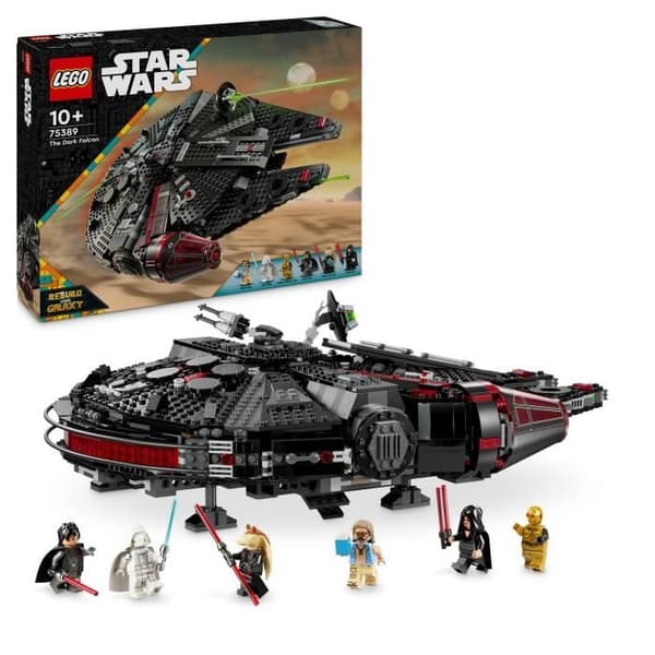 LEGO® Star Wars 75389 Den svarta falken - byggbart fordon för barn - present