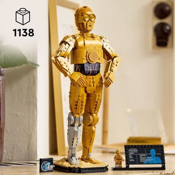LEGO® Star Wars 75398 C-3PO - Byggbar droidfigur - modellsats för vuxna