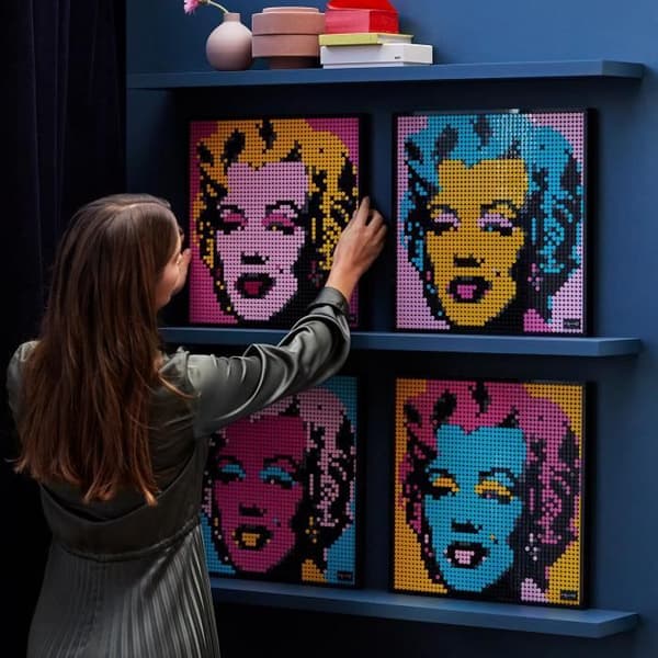 LEGO® ART 31197 Andy Warhols Marilyn Monroe, väggaffisch, vuxenhantverk, sovrums- eller heminredning