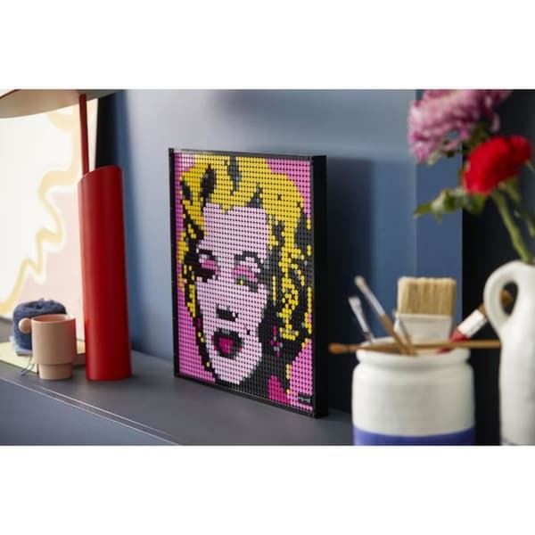 LEGO® ART 31197 Andy Warhols Marilyn Monroe, väggaffisch, vuxenhantverk, sovrums- eller heminredning