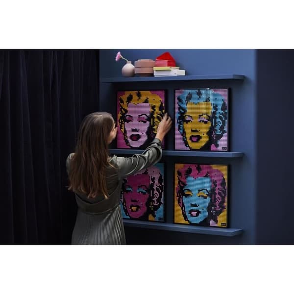LEGO® ART 31197 Andy Warhols Marilyn Monroe, väggaffisch, vuxenhantverk, sovrums- eller heminredning