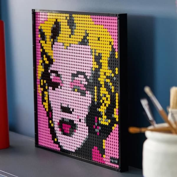 LEGO® ART 31197 Andy Warhols Marilyn Monroe, väggaffisch, vuxenhantverk, sovrums- eller heminredning