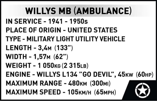 Cobi Willys MB Medical