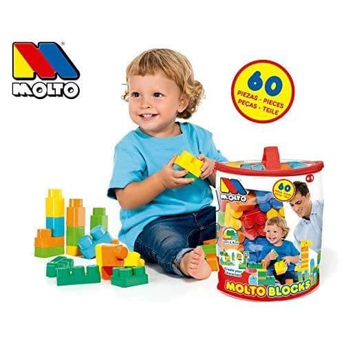 Byggklossar - MOLTO - 12465 - 60 delar - Plast - Från 12 månader