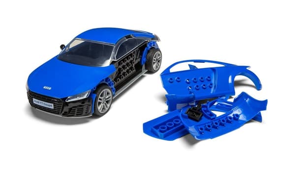 Airfix Snabbbyggd Audi TT Coupe Blå