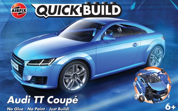 Airfix Snabbbyggd Audi TT Coupe Blå