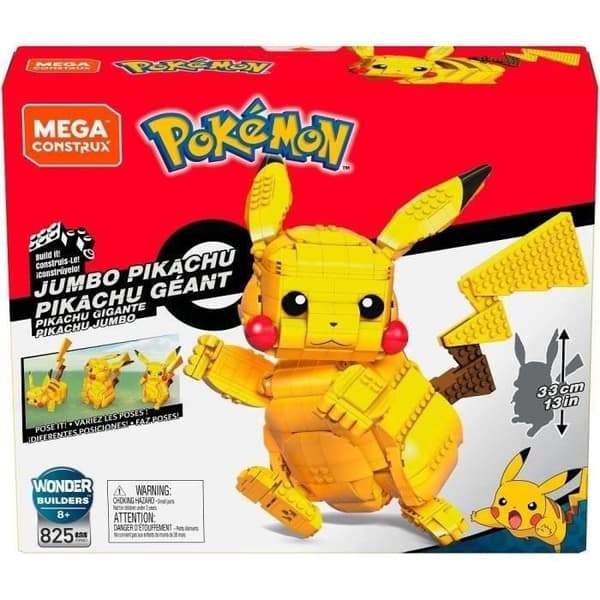 Mega Construx - Pokémon Giant Pikachu - Byggstenar - Från 8 år FVK81