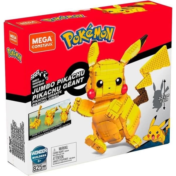 Mega Construx - Pokémon Giant Pikachu - Byggstenar - Från 8 år FVK81