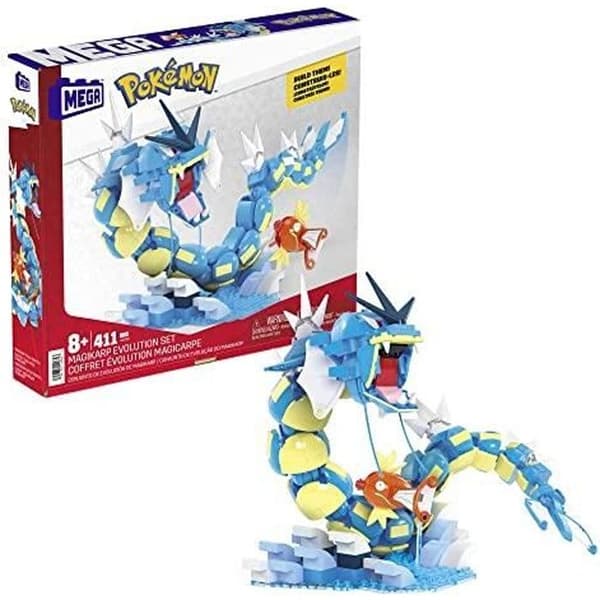 MEGA POKÉMON MAGICARP EVOLUTION KONSTRUKTION LEKSAKSLÅDA 411 DELAR