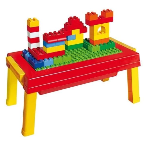 Byggspel - UnicoPlus - MINI BORD - 58 stycken - Blandat - Från 3 år