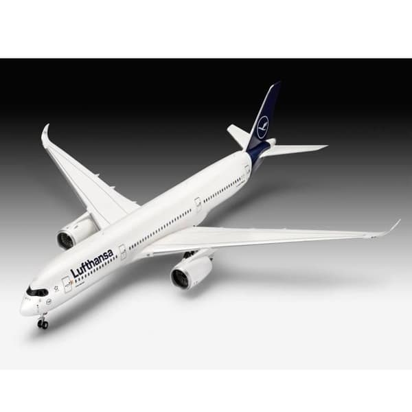 Flygplansmodell - REVELL - Airbus A350-900 Lufthansa New Livery - 1/144 - 120 stycken - 464mm