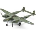 Miniatyrbild 1 av 4: Lockheed P-38 F/G Lightning flygplansmodell - Tamiya 61120 - 1/48 + 14 år - Grön - Plast