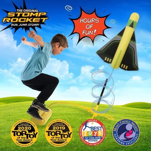 Original Stomp Rocket Stunt Planes Laddare Looper