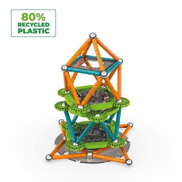 768 Geomag Mechanics Motion Recycled Magnetic Gears 160 st - Magnetiska konstruktionsset - Byggleksaker - Unisex