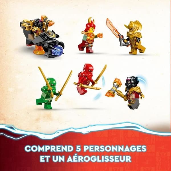 LEGO® NINJAGO 71793 Värmeböljans transformerande lavadrake, drakleksak med minifigurer