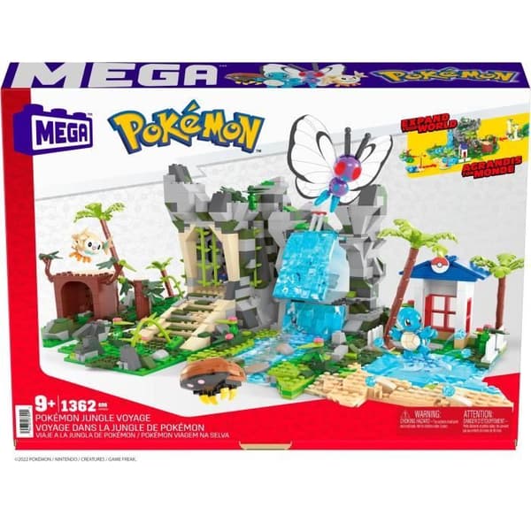 Mega Construx - Pokemon - Djungelexpedition - Byggleksak - Åldrar 7+